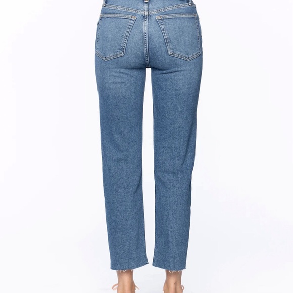 Re/Done 70’s Stove Pipe Jeans in Indigo Storm - Picture 3 of 3